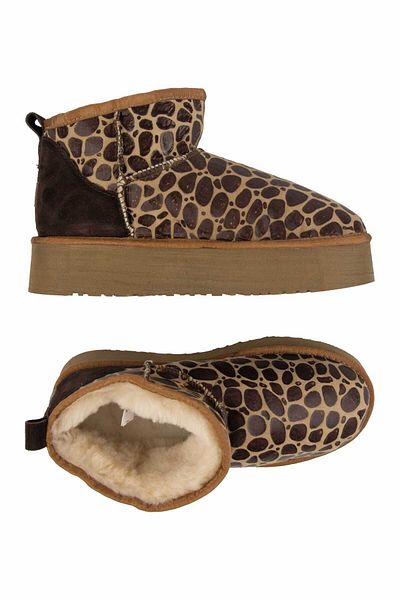 Pegia Μπότες Shearling με ψηλή σόλα 191314