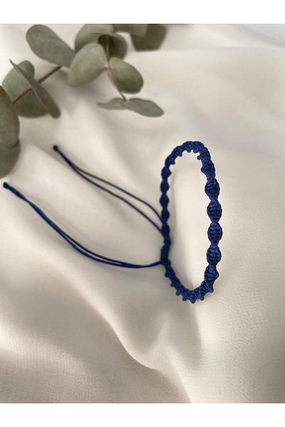 sabiha aksesuar Spiral Macrame Weave Rope Bracelet,Water Resistant, Adjustable Handmade Unisex Bracelet