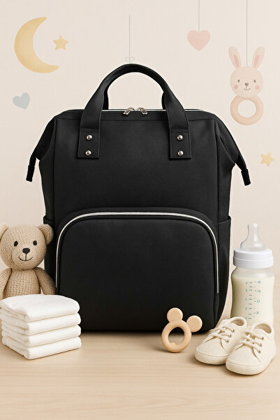 Baby Cais Collection حقيبة العناية بالأم والطفل مع زجاجة ثيرموس للأطفال