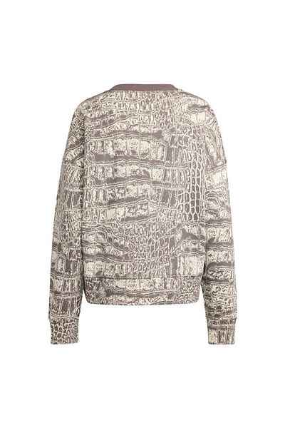 adidas Women's Beige Sweatshirt Asmc Loose Ss P Jw4648