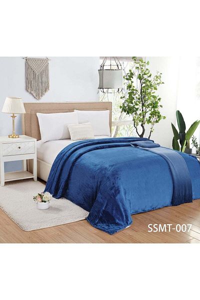 homestyle 1 Piece Soft Polyester Bed Blanket, Large Size 200*220 cm