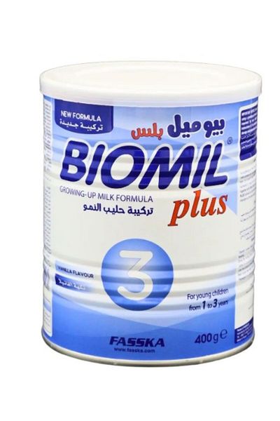 NAN Biomil Plus Baby Milk (3) 400 gm