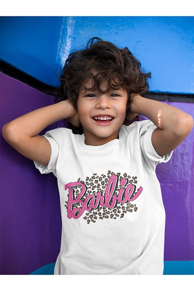 SEVBANO Barbi Printed Unisex Cartoon Children's T-Shirt (Age 1-12)