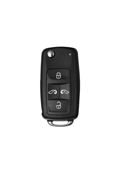 Xenon Bright Carcasă cheie auto VW din silicon cu 4 butoane, roz