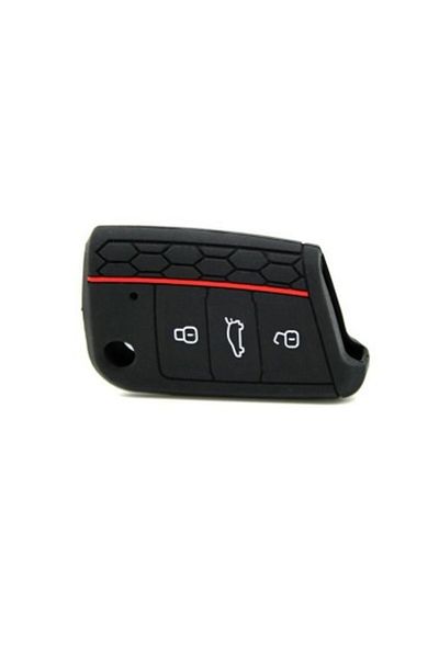 Xenon Bright Husă cheie auto din silicon pentru VW, GTI Golf 7, Passat B8 Negru
