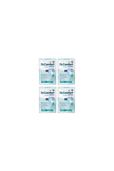 Dr.Comfort Absorbent Panties Patient Diaper Large Size - 4 Pack - (120 Pieces)