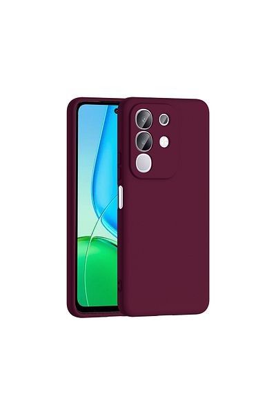 Rivor حافظة متوافقة مع Vivo Y29 4G مع غطاء إطلاق متين ذو مظهر ناعم حريري وكاميرا بارزة