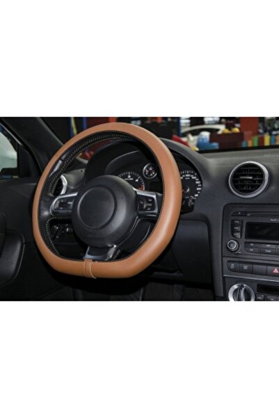 CARPLUS CLEANİNG Κάλυμμα τιμονιού Comfort Grip, καφέ, μέγεθος L 39-40 cm