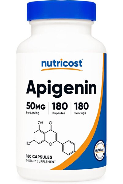 Nutricost Apigenin 50mg, 180 Capsules - Non-GMO, Gluten Free, Vegan