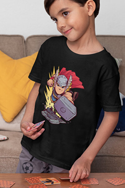 SEVBANO Design Thor Avengers Printed Unisex Movie Hero Kids T-Shirt (1-12 Years)