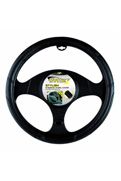 Bottari Husă volan neagră - piele 37-38 cm