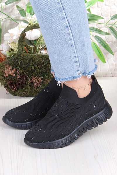 fort 5060 Divamod Light Comfortable Stone Detailed Mesh Women's Shoes