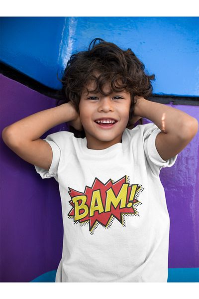 SEVBANO Bam Avengers Printed Unisex Movie Children's T-Shirt (1-12 Years)