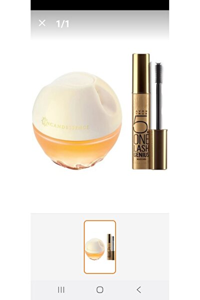 AVON -İNCANDENCE PARFUM VE MASKARA 2 LI SET