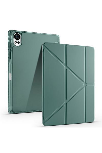 kılıffuarı Huawei Matepad 12X Case Tri Folding Silicone with Pen Compartment Foldable Stand Pu Leather Soft