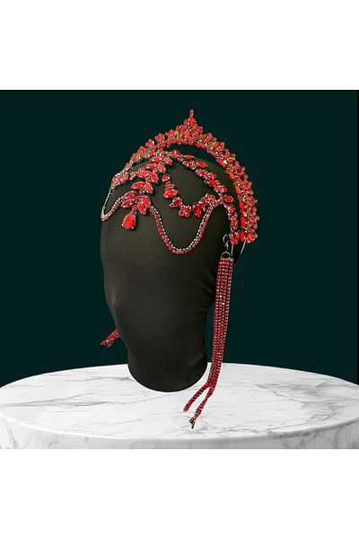 Sabek Bujiteri After Party Bridal Crown with Forehead, Henna, Engagement, Promise, After, Bride, Party Crown