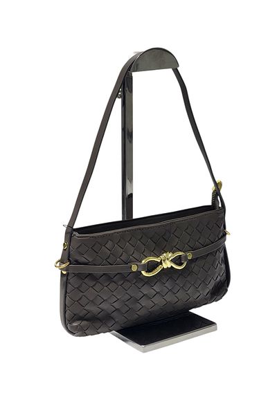 OUEEN ELİZABETH ''Small Size'' Front Body Knitted Women's Hand- Shoulder Bag