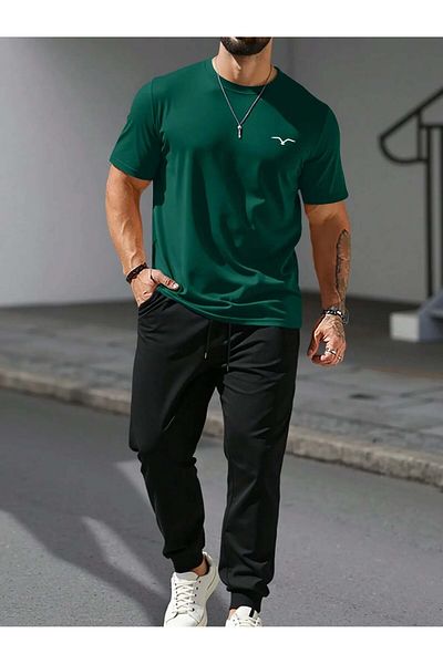 Trend Sizde Σετ αθλητικής φόρμας Unisex Seagull με στάμπα επάνω και κάτω