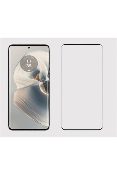 ALVAL Tempered glass film compatible with Motorola Edge 50 5G, Full Cover, Full Glue