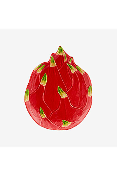 Bordallo Pinheiro Tropical Fruits Pink Ceramic Dinner Plate 26 cm