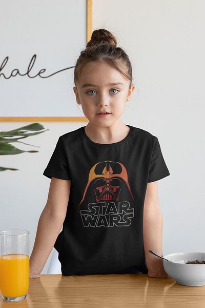 SEVBANO Tricou unisex pentru copii Star Wars Darth Vader (1-12 ANI)