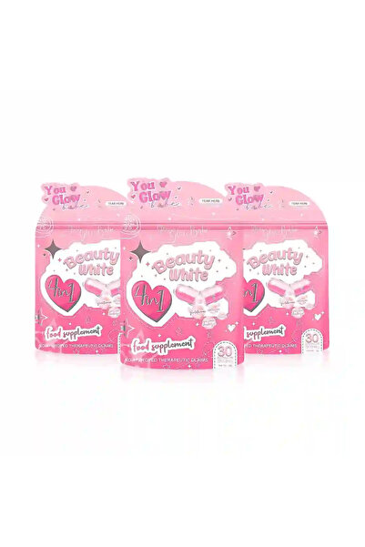 You Glow babe Beauty White 4-in-1 Supplement 500mg 30 Capsule – 3 Packs