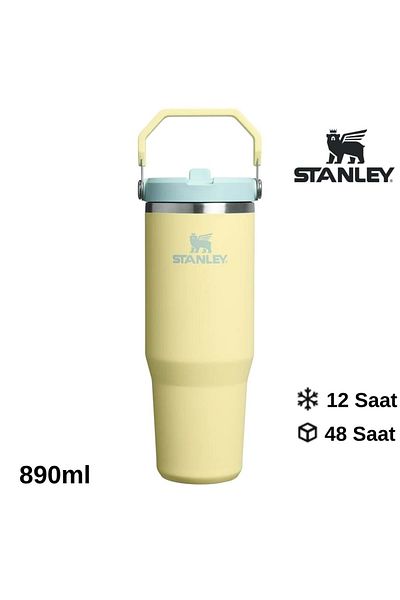 Stanley The Iceflow Flip Straw Thermos Cup with Straw 0.89 Lt Flask Sari