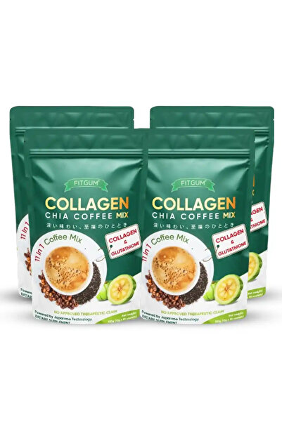 Fitgum Chia Coffee Collagen – 4 Boxes