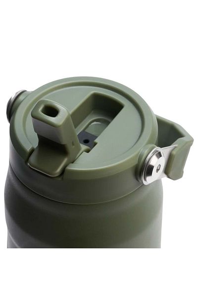 Stanley The Iceflow Flip Straw Thermos Cup with Straw 0.70 Lt Flask Khaki