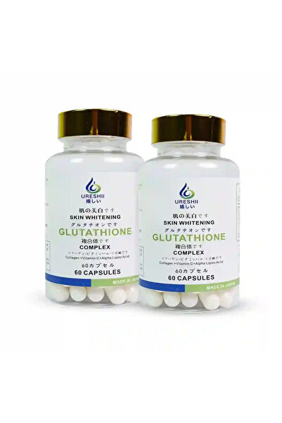 Skin مجمع الغلوتاثيون لتبييض البشرة من يوريشي، 60 كبسولة - زجاجتان