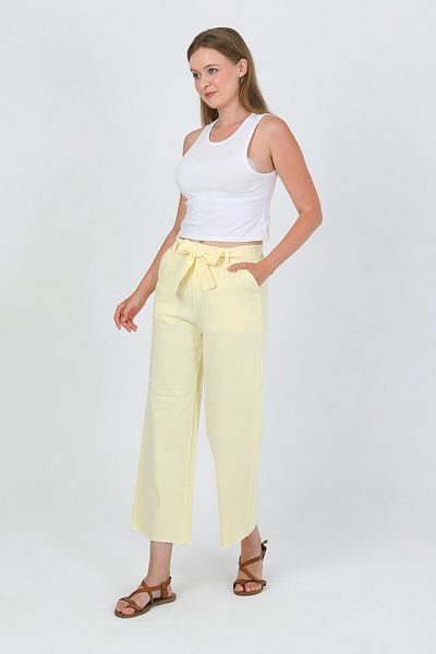 TANISA Zanosa High Waist Gabardine Casual Trousers Tns-4449