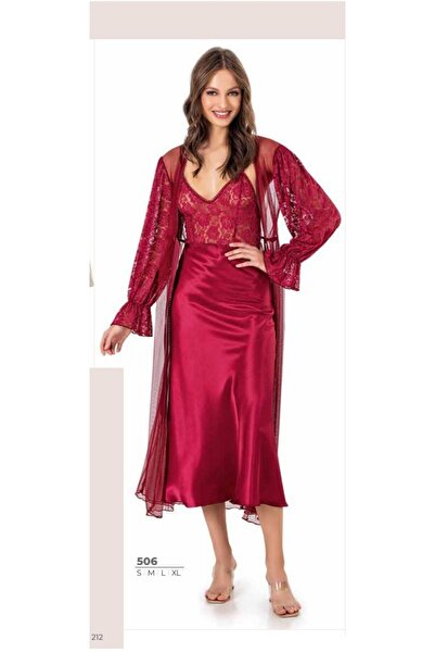 NightLove طقم ثوب نوم طويل للسيدات 506 MOONGIRL