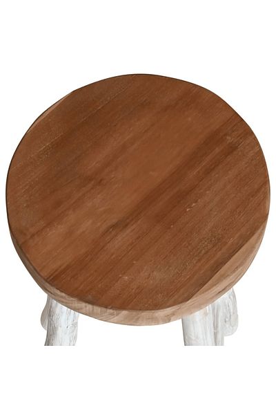 vidaxl Bar Stool Solid Teak Wood