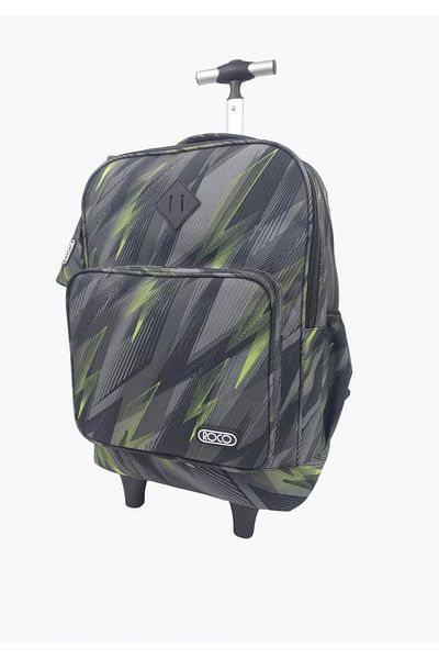 Roco Zigzag Abstract Trolley Bag with Accessory