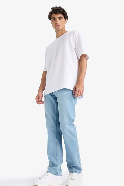 DeFacto Sergio Regular Fit Normal Fit Normal Waist Pipe Leg Jean Pants F2979Ax25Au