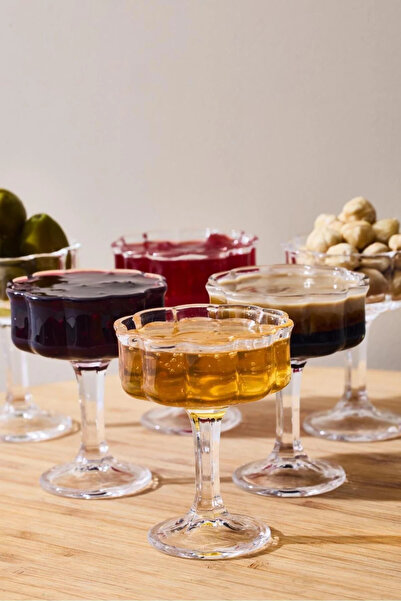 Eyfe Home 6-Light Crystal Glass Luxury Turkish Delight Bowl Snack Bowl Presentation Bowl Classic