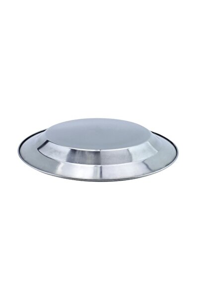 OEM Set 12 farfurii GRUNBERG, oțel inoxidabil, lustruit, argintiu, 26cm