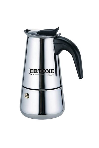 ertone Filtru manual de cafea din inox, 12 cești