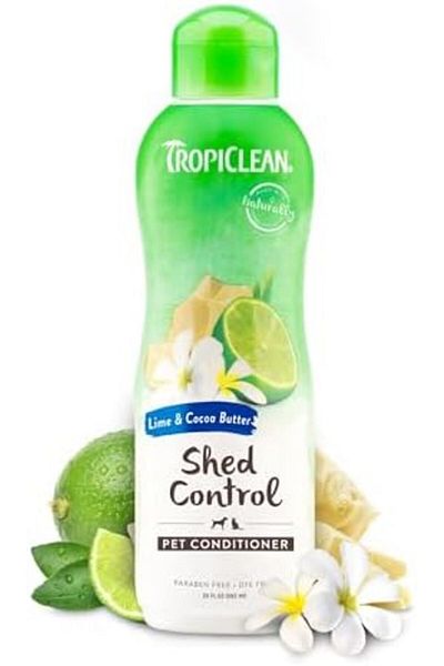Tropiclean Lime & Cocoa Butter Deshedding Dog Conditioner for Shedding Control