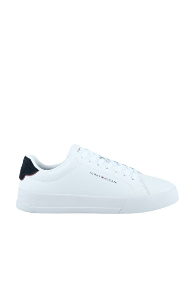 Tommy Hilfiger Tommy Jeans Herren Weiß Pebble Grain Court Sneaker