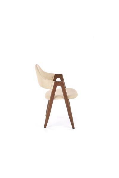 Halmar Sofia chair for living room, fabric upholstery, height 80 cm, beige