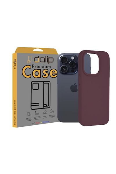 dalip Phone Case for Google Pixel 8 Pro, Silicon Ultra Flex Armor, Burgundy