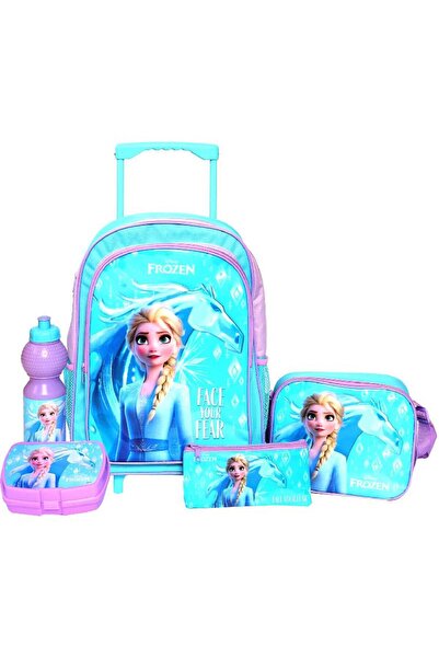 Roco مجموعة حقيبة عربة فروزن ٥ في ١ مع ملحق - أزرق سماوي