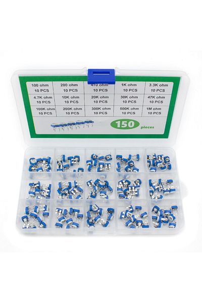 OEM Semi-adjustable potentiometer set, 150 pieces