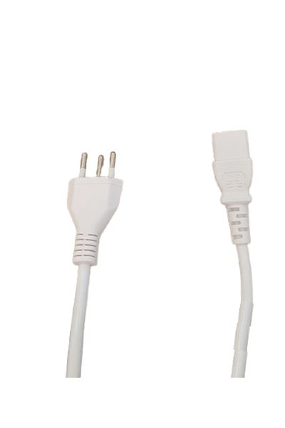 OEM Power Cable 3 Round Pins 1m, 10A, 250V