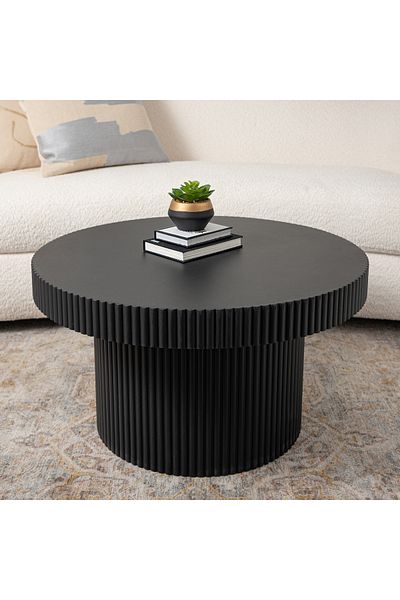 homez Black Coffee Table - 70*70*40 cm