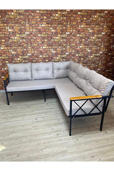 BERNA MOBİLYA Zade köşe koltuk takımı bahçe mobilyası 3+2