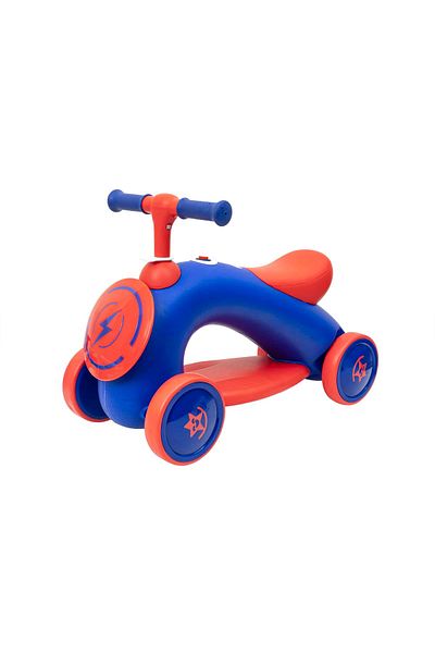 Z-Tools Tricicletă din plastic, fără pedale pentru copii, cu muzică și lumină, albastră / ZTS8393