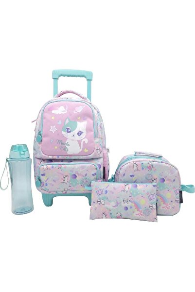 Atrium مجموعة حقيبة عربة ماجيك كات 4 في 1 مع ملحقات - 14 بوصة