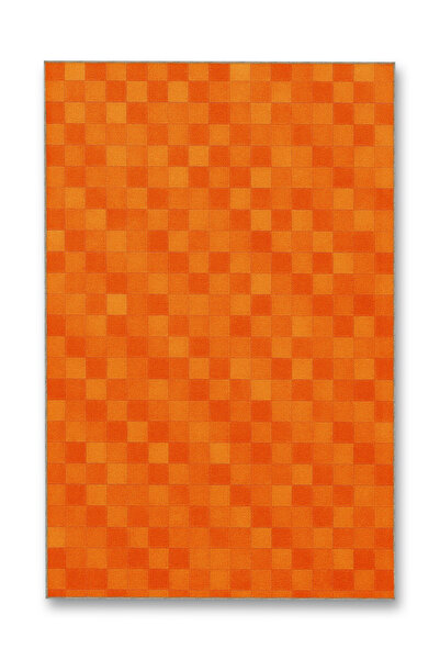 Rugs Modern Halı سجادة موسو ريترو ذات نمط مربعات برتقالية اللون وقاعدة منسوجة...